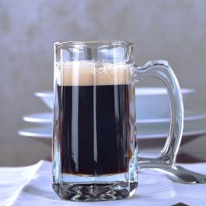 China 360ml 12oz Thickened Lead Free Sodalime Glass Beer Mug factory