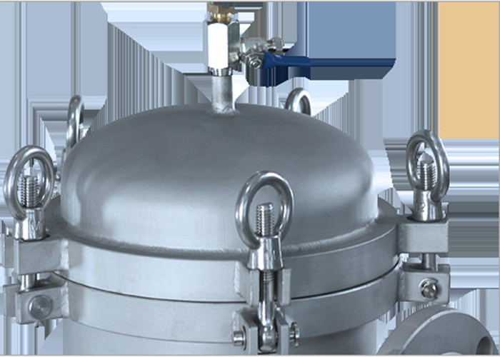 Stainless Liquid Filter Housings With Single Bag Customized Size 1 Year Warranty