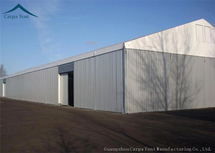 White Aluminium Frame Warehouse Tent With Rainproof Large Canopy Fabric