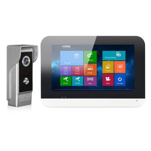 China Touch Monitor ROHS 4 Wire Video Intercom System ABS Acrylic audio video door phone factory