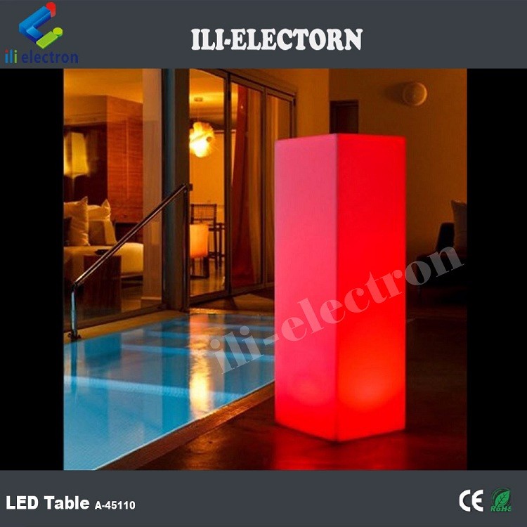 Modern RGB LED Glow Furniture Tables With Rechargeable Lithium Battery