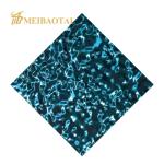 201 Stainless Steel Blue Water Ripple Sheet 0.65mm Thick For Ceiling Decorate