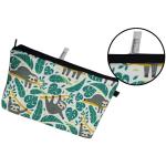 Girls Zipper Closure Polyester Cosmetic Bag For Travel