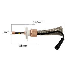 China 45W H7 Auto Car LED Headlight 6000K Light Bulbs LED Head Light with white and amber color factory