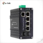 Industrial PoE Powered 5-Port 10/100/1000T + 2-Port 100/1000X SFP Ethernet