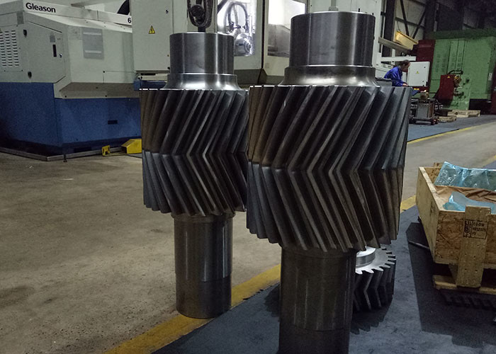 Alloy Steel Herringbone Bevel Gear Wear Resistant Surface Carburizing
