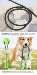 Puppy Separation Anxiety Toys TPR Teeth Cleaning Chew Toys 400mm OEM For Anxious