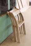 Handcrafted Ballot Fiberglass Dining Chair Tactile And Versatile Design