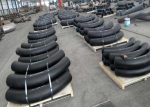 China Various Curvature Radius Pipe Fittings Elbows X52 Pipeline Steel Hot Frequency Simmering factory