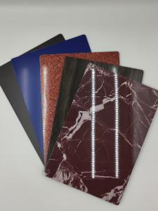 China Stone Grain Exterior ACP Sheet Panels DHPE Coating factory