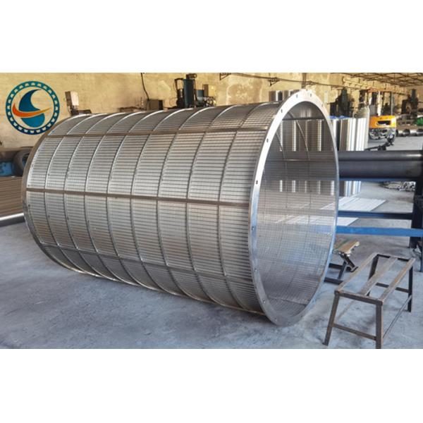 1018mm Dia Wedge Wire Mesh Stainless Steel 304 Continuous Slot Seperator