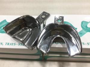 China Stainless Steel Dental Impression Trays Autoclavable No Perforated High Strength factory