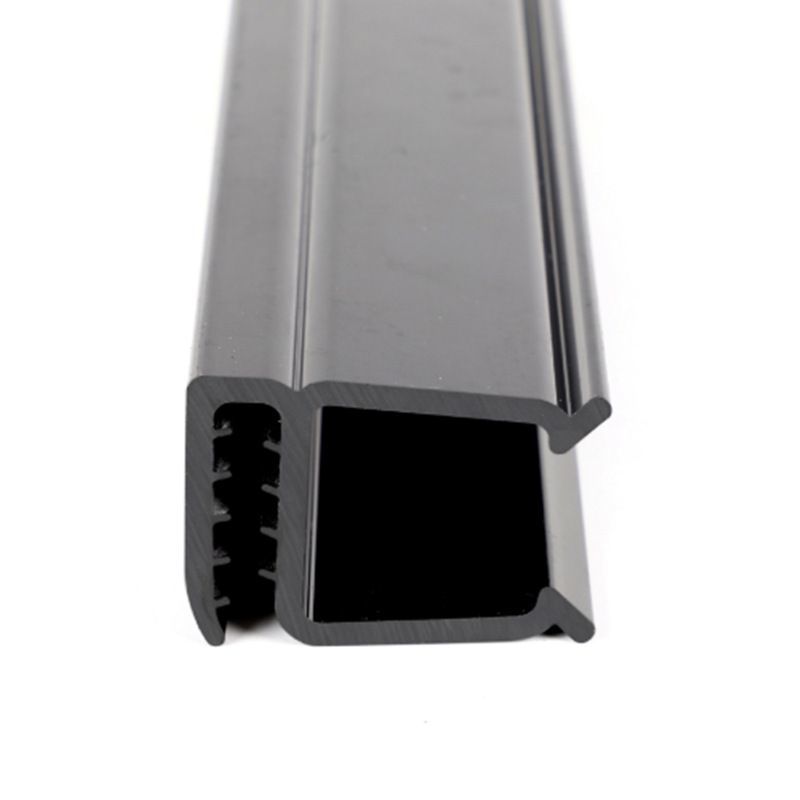 PVC Plastic Co-Extruded Profile Soft and Hard Extruded U-Shaped Plastic Profile