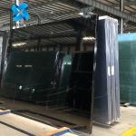 Customized Shape Black Toughened Glass 8mm Dark Tempered Glass