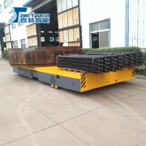 China High Load Capacity Battery-Powered Trackless Transfer Cart for Flexible Material Transport factory