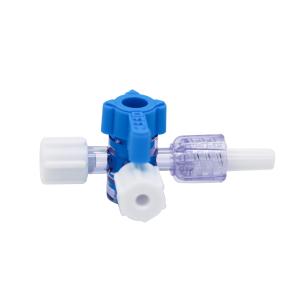 China Surgical Plastic High Flow Three Way Stopcock Disposable Rotatable factory