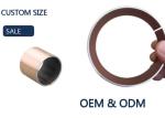 250N/mm² Self Lubricating Red PTFE Metal Polymer Bearings