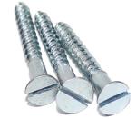 Slotted Countersunk Round Flat Head Screw Self Tapping Machine Wood Screws