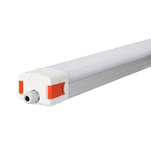 China Aluminum Ip65 Tri Proof LED Light , 20-80W Suspended Linear Led Light factory