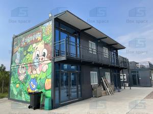 China Prefabricated 40ft Flat Pack Containers factory