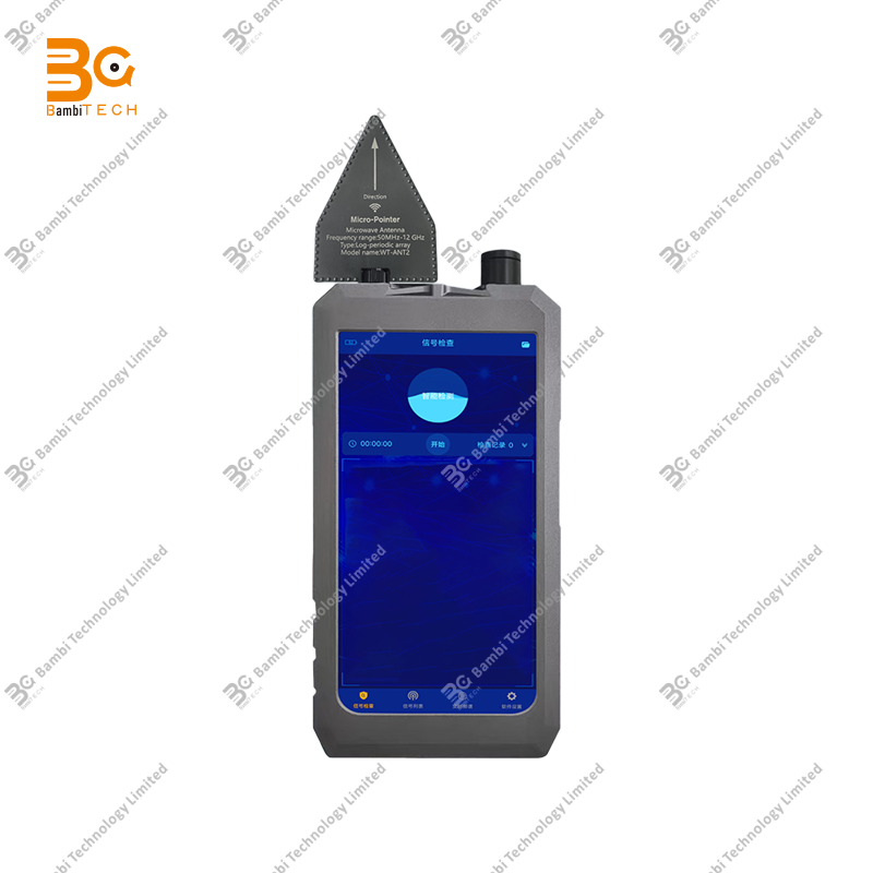 Handheld Wireless signal Gps 2G 3G 4G 5G Mobile Radio WIFI Low-power Bluetooth Scanner Detector with 1mhz-12GHz