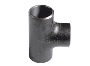 China Seamless Carbon Steel Pipe Fittings Equal Tee With Standard DIN2615 factory