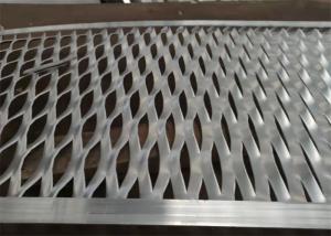 China Facade Cladding Ceiling 0.5mm Expanded Metal Sheet Aluminum Raised Or Flattened factory