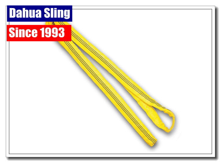 Multi Colored Endless Round Slings 200lb Vertical Capacity Abrasion Resistant