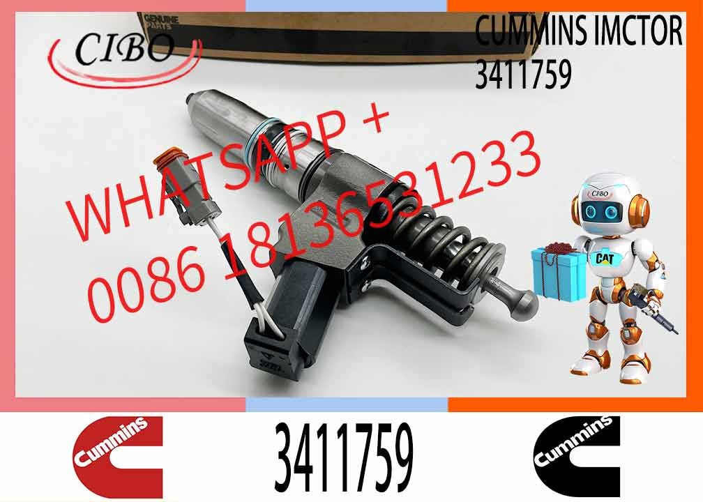 New Genuine Cummin s Fuel Injector 3411691/3411765/3411766/3411759/3087560/3087733/3083846/30950866 Cummin s N14 Engine