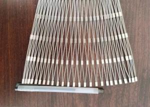 China Anti Corrosive Flexibility SS Rope Mesh 25mm-300mm Hole For Amusement Rides factory