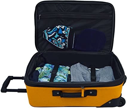 Traveler Expandable Carry On Soft Trolley Luggage