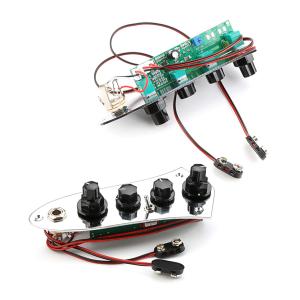 China Jazz Base Control Plate Guitar Bass Control Plate Devices Bass Circuit Control Board Wired Switch Bass Accessories factory