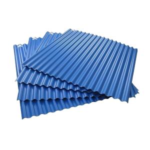 China Precoated 1400mm Corrugated Roofing Sheets Plate 1000 Series Galvanized Steel factory