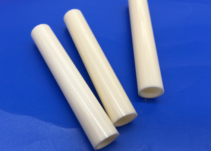 China Factory Customized Sizes High Precision 95% Zr02 Zirconia Ceramic Thermocouple Protection Tube