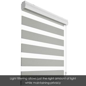China Skylight Shade Sheer Elegance Curtains Zebra Polyester Blinds For Windows factory