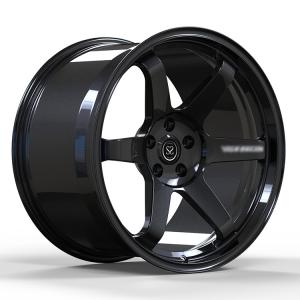 China Mustang 1 Piece Forged Wheels TE37 19x12 Gloss Black factory