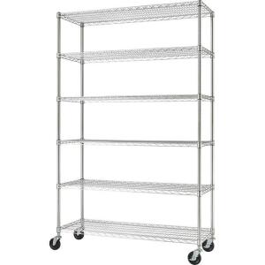 China Custom Indoor Heavy Duty Steel Rolling Wire Shelving Office Book Rack Self - Assembly factory