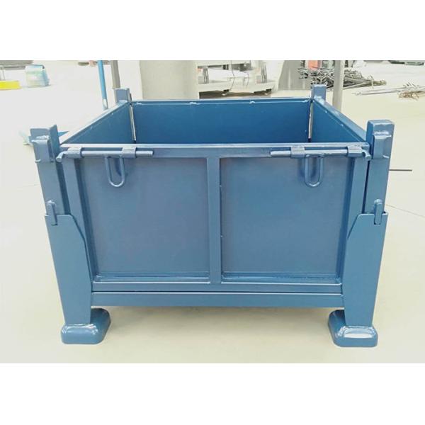 800Kg 4 Sided Steel Metal Pallet Cage Box For Waste Material