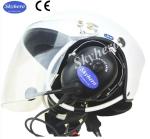CE certificated Aviation helmet high quality aircraft helmet black color flight