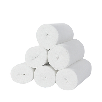 Elastic Gauze Bandage Sterile PBT Conforming First Aid Gauze Rolls