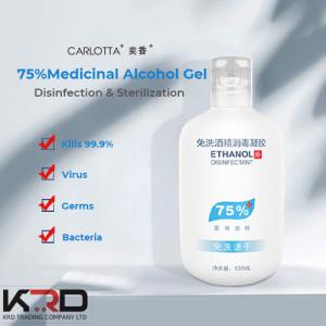 China Hand Sanitizer Medicinal Alcohol 75% Gel Disinfection With Against Germs factory