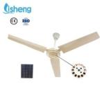 Industrial Blade Ceiling Fan Full Copper Motor 12V 56 Inch Remote Control