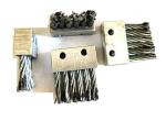 Long Lasting Aluminum Alloy Holder Strip Brush with Twisted Wire