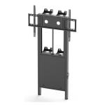Adjustable Height Interactive Flat Panel Stand For Floor/ Wall Mounting Smart TV