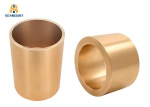 China Self Lubricating Bronze cylinder-shaped Sleeve Bearings Convenient Installation factory