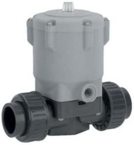 China Socket Union Check Plastic Diaphragm Valve Gas Media Manual Electric factory