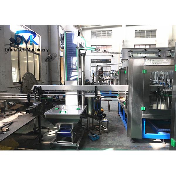 8 Filling Heads Water Bottling Machine / Plastic Bottle Packaging Machine