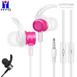 3.5MM Wired Plug Earphones Hands Free Headphone With Mic