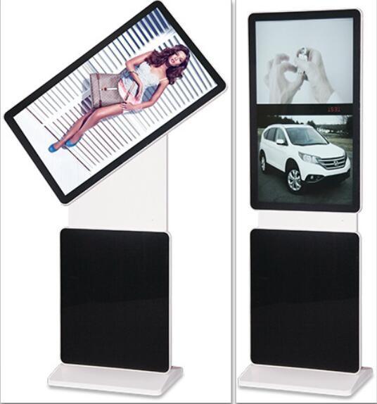 vertical signage display kiosk 4K video player LCD advertising display touch