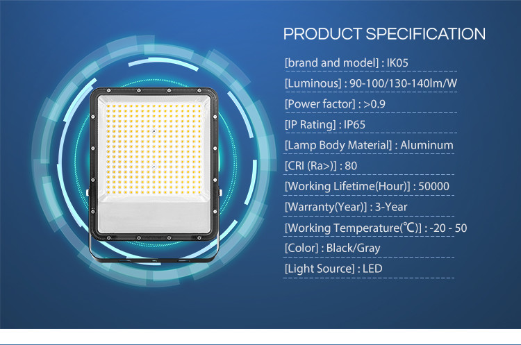 KCD Landscape Outdoor Floodlight Manufacturers Warm White 10w 20w 30w 50w 100w 150w 200w 5054SMD CE IP65 LED Flood Light